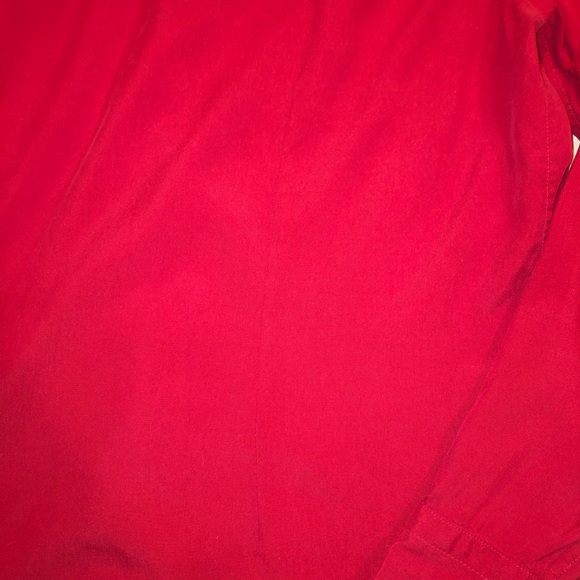 Red Silk Button-Up - Picture 10 of 10